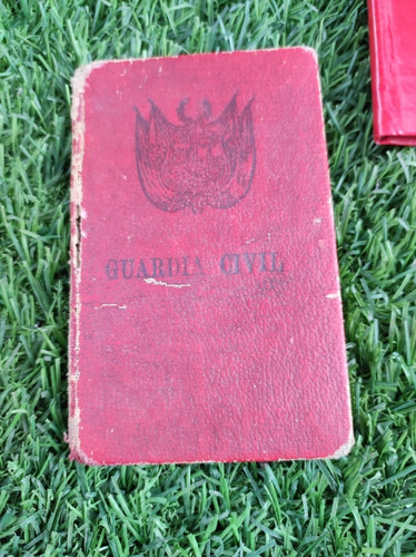 Jt Antiguo Carnet Personal De Guardia Civil Raro Colección 