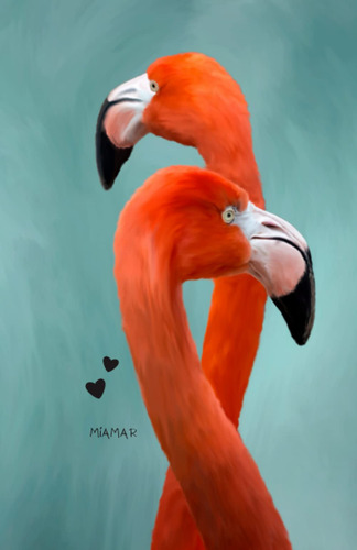 Cute Flamingo (spanish Edition) 51flt