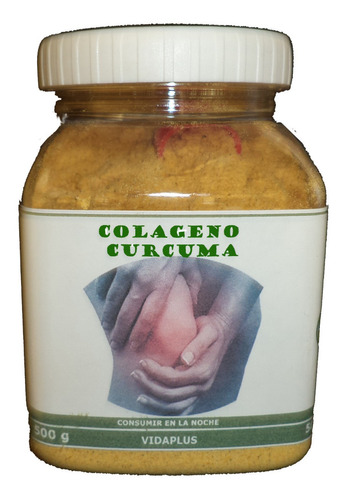 Colageno + Curcuma (80%/20%) Frasco 500 G . Despacho Gratis