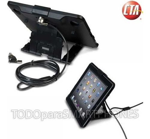 Candado Base Cta Para iPad 1/2/3/4 Y Para iPad Air 1 Y 2