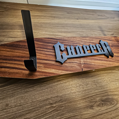 Perchero Porta Cascos Para Moto Perzonalizable De Madera