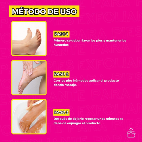 Gel Exfoliante Para Pies Bioaqua Masaje Suavizante
