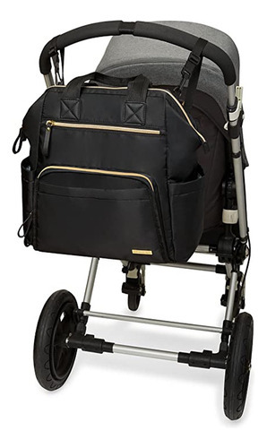 Pañalera Mochila Maternal Skip Hop Bolso Main Frame Color Negro