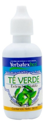 Extracto De Hierba Té Verde En Gotas 30ml