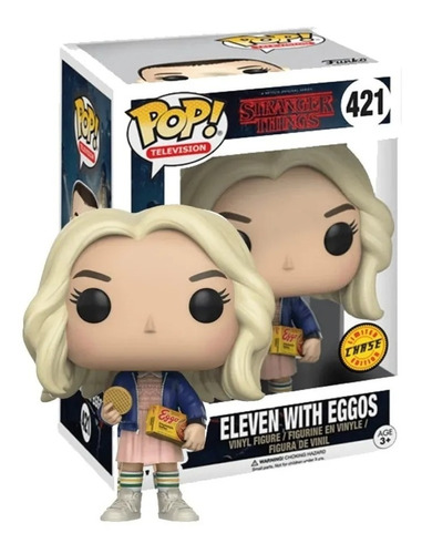 Funko Pop! Tv Stranger Things Eleven With Eggos No 421 Chase