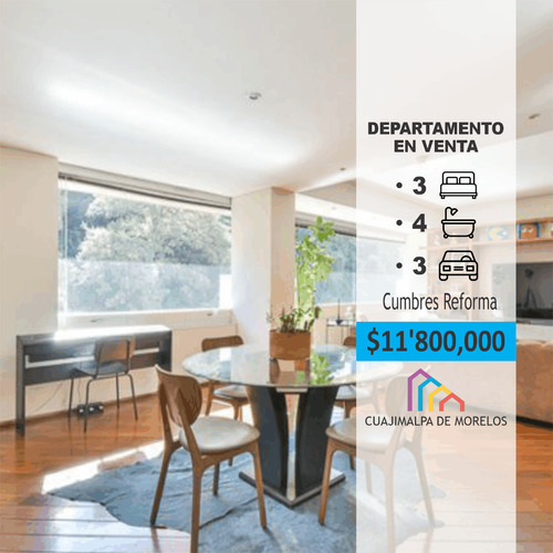 Departamento  Cumbres Reforma, Cuajimalpa De Morelos