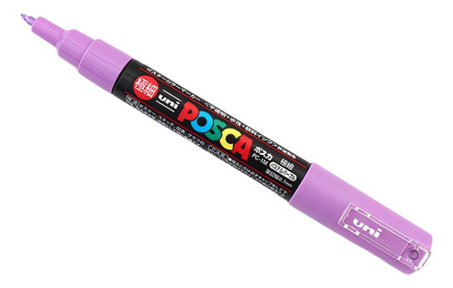 Lápices Posca Pc-1m Por Unidad Punta Fina 0.7mm Japones Color Pastel Violeta