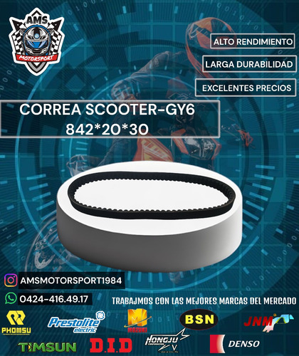 Correa Scooter Gy6 842/20-30