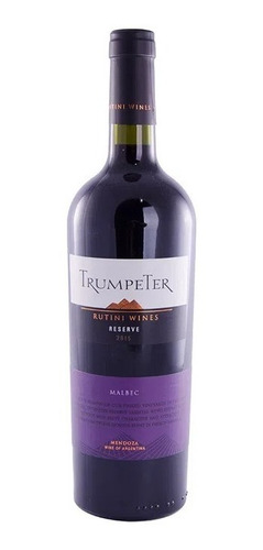 Vino Trumpeter  Reserva  Malbec X 750cc, Botella