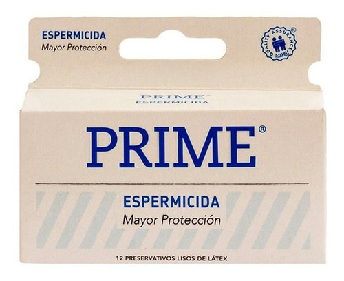 Preservativos Prime Espermicida Mayor Protección X 12 Un