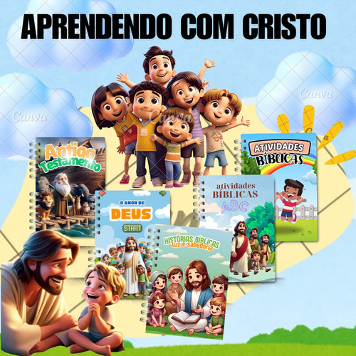 Kit Aprendendo Com Cristo - Arquivo Pdf Educativo Biblico