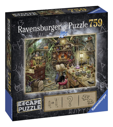 Quebra-cabeça De Fuga Ravensburger The Witches Kitchen 759 P