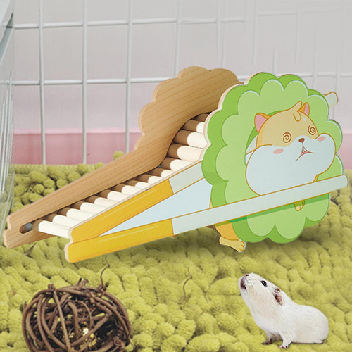 Casa De Madera Para Hámster, Cabaña Para Mascotas Estilo D