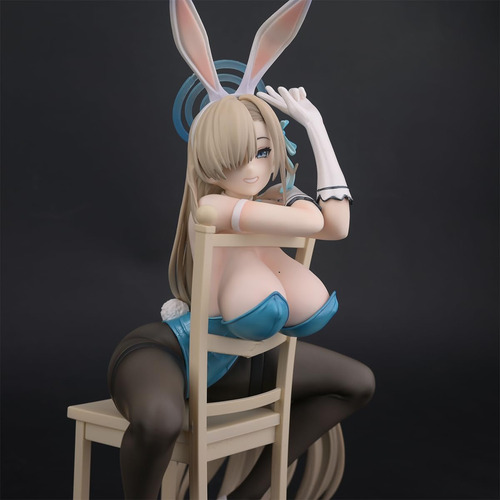 Rzahuahu Blue Archive Asuna Bunny Girl Figura De Anime Figur