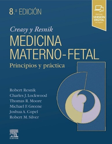 Libro Creasy Resnik. Medicina Materno-fetal 8ed.