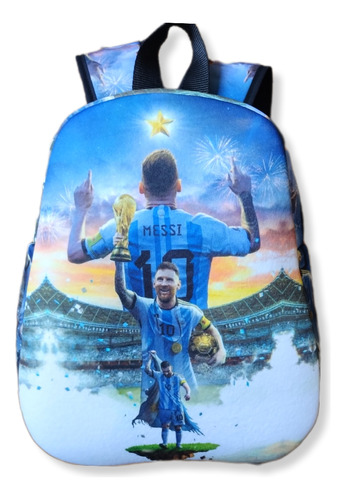 Mochila Messi Campeon Del Mundo