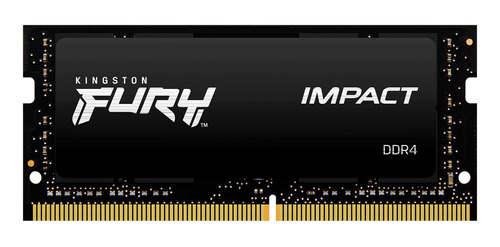 Imagen 1 de 1 de Memoria RAM Fury Impact DDR4 gamer color negro  16GB 1 Kingston KF426S15IB1/16