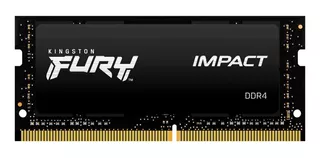 Memoria RAM Fury Impact DDR4 gamer color negro 16GB 1 Kingston KF426S15IB1/16