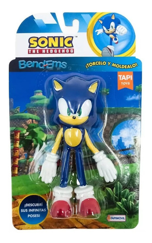 Muñeco Figura Flexible Sonic The Hedgehog Tapimovil -lanús