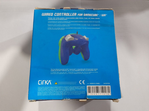 Control Para Nintendo Game Cube Wired Controller Cirka (Usado)