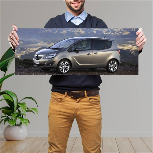 Cuadro 30x80cm Auto 2010 Opel Meriva Auto 515