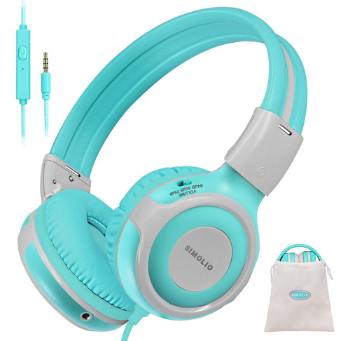 Auriculares Duraderos Para Niños Con Micrófono Y Cont...