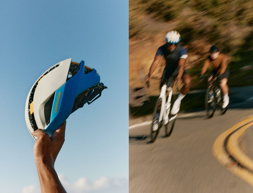 Casco Cannondale Dynam. Intellivent, Mips, Polyrail, Framelo Color Azul Con Blanco Talla S