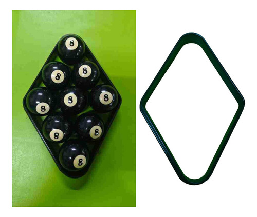 Soporte Para Bolas De Billar, Práctico Equipo De Rombos