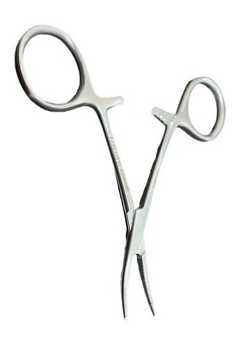 Pinza Baby-mosquito (hartman) Curva, Hemostatica De 10 Cms