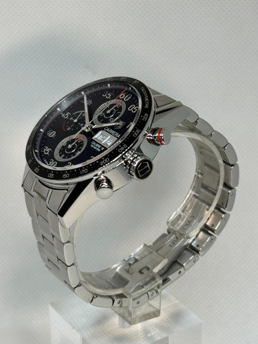 Reloj Para Caballero Tag Heuer Carrera Calibre 16 Acero Inoxidable Negro Acero Inoxidable (Usado)