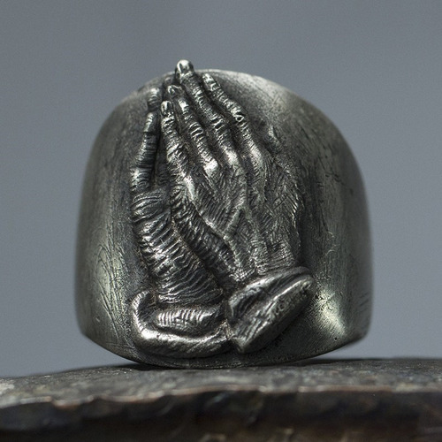Anillo De Acero Inoxidable Goth Punk Satan Demon Skull Para