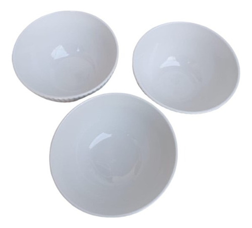 Bowl , Posillos Ceramica Blanco  Multiuso X 6 Unidades