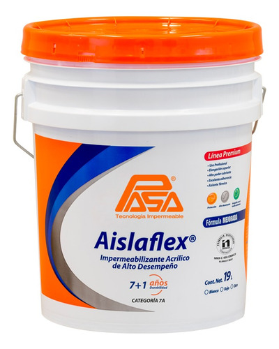 Impermeabilizante Pasa Aislaflex 7+1 Acrílico