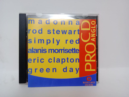 Cd Pro Anglo- Disco Promocional Madonna, Clapton- Cd, 1998