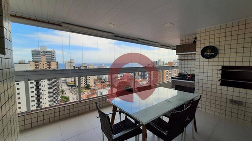 Imagem 21 de 30 de Apartamento Com 3 Dormitórios À Venda, 154 M² Por R$ 1.050.000 - Vila Guilhermina - Praia Grande/sp - Ap3333