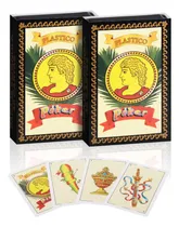 Comprar 2 Barajas Españolas Plástica Juego De Mesa 40 Cartas Lavable