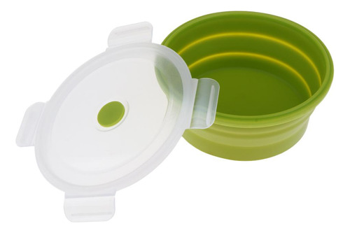 Cuencos De Camping Plegables 600 Ml Verde