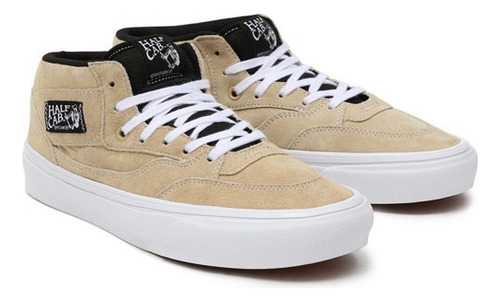 Tenis Vans Skate Half Cab Jaupe Beige Unisex Originales¬