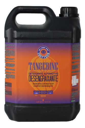 Shampoo Automotivo Desengraxante Tangerine Easytech 5 Litros