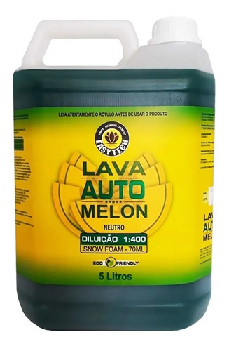 Shampoo Neutro Lava Auto 1:400 Melon 5 Litros Easytech