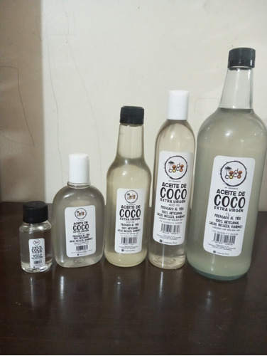 Aceite De Coco Comestible 100% Natural