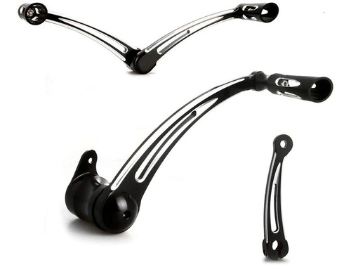 For Harley Deep Edge Cut Brake Shifter Shaft Levers Tou...