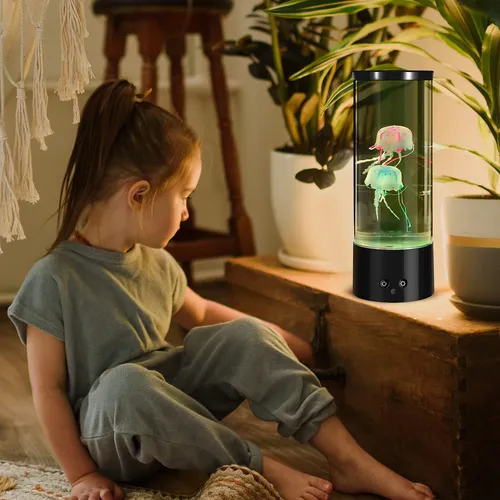 Lámpara Led De Lava De Medusas, Luces De Tanque De Peces D.