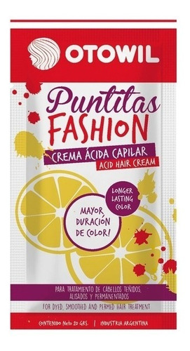 Imagen 5 de 8 de Crema Acida Puntitas Fashion Caja X24u.