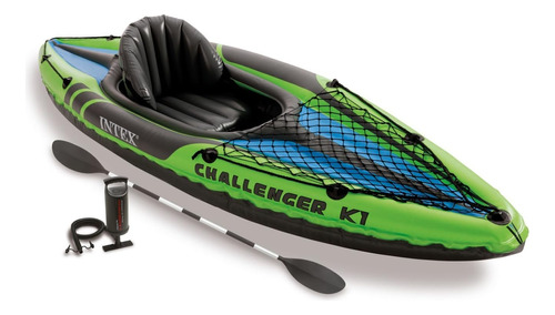 Kayak Challenger K1 Con Paletas Y Diseño De Bomba Para Facil