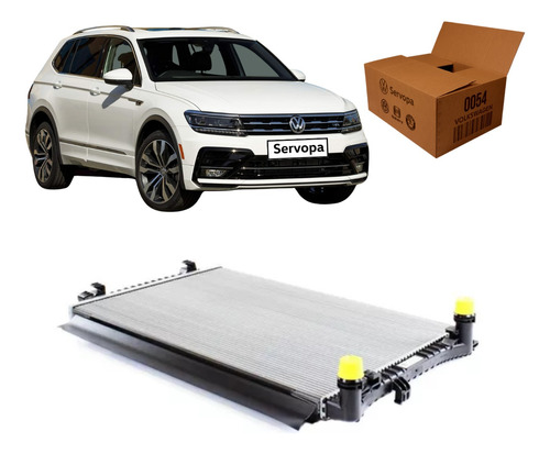 Radiador Taos T-cross Tiguan Allspace 650x414x24 Original Vw