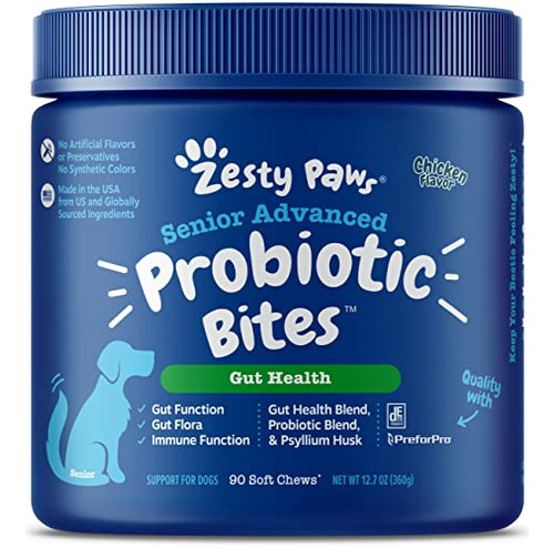 Probiotico Para Perros Senior Con Enzimas Digestivas Natural