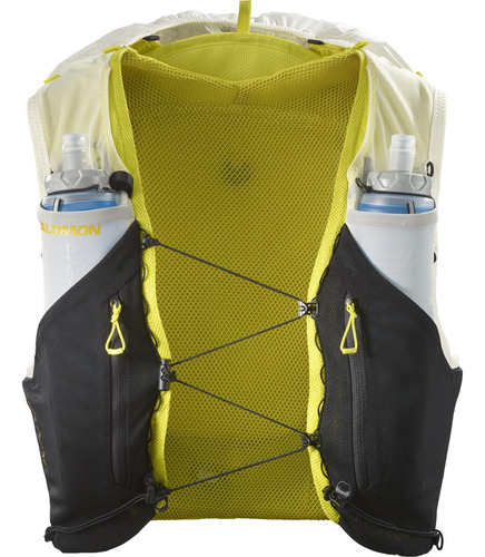 Mochila Hidratação Salomon Adv Skin 12 Trail Running Colete Cor Branco