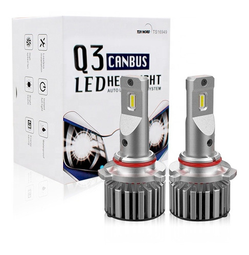 Kit Mini Q3 Turboled Canbus 12000 Lumenes Hb3 9005 