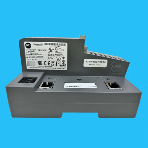 Allen Bradley 1734-aentr Modulo Point Ethernet** Original